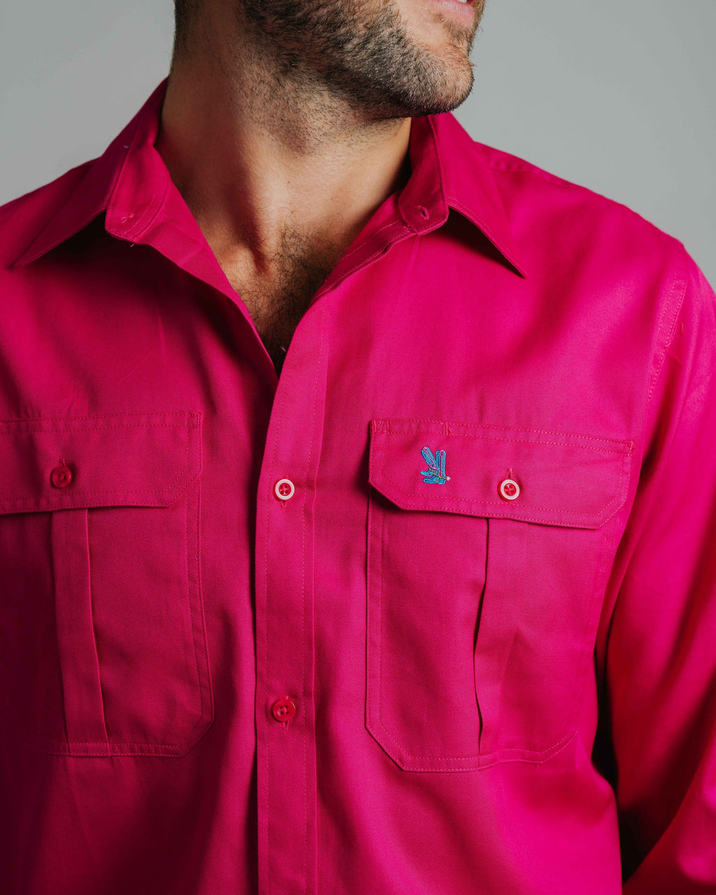 Gournama Fuchsia Work Shirt