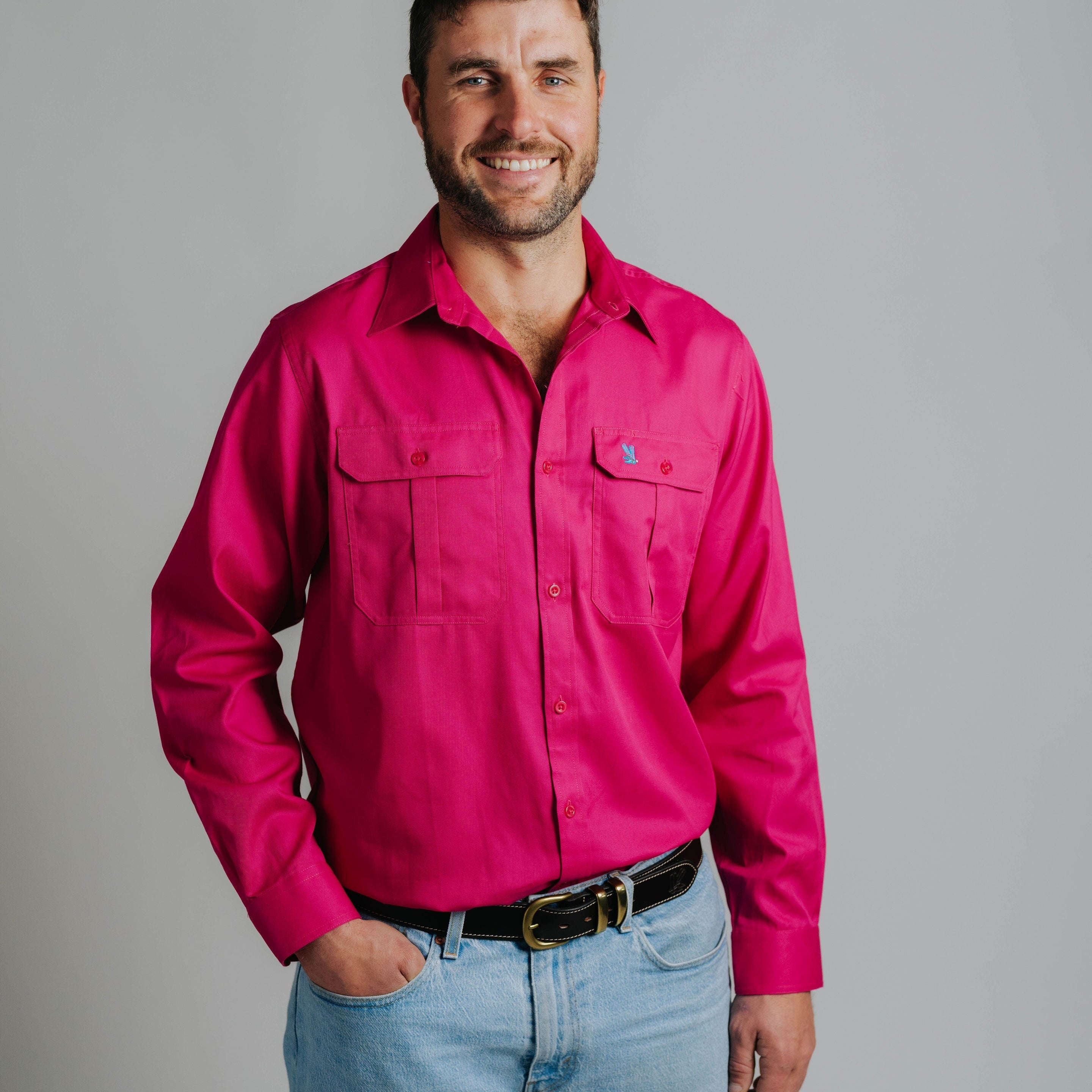 Gournama Fuchsia Work Shirt