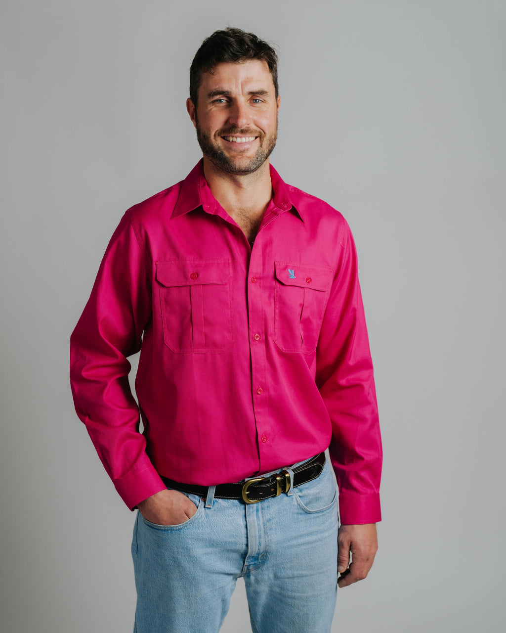 Gournama Fuchsia Work Shirt