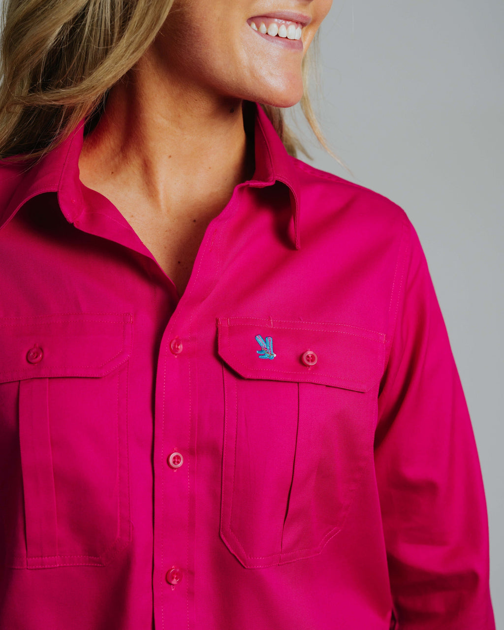 Gournama Fuchsia Work Shirt