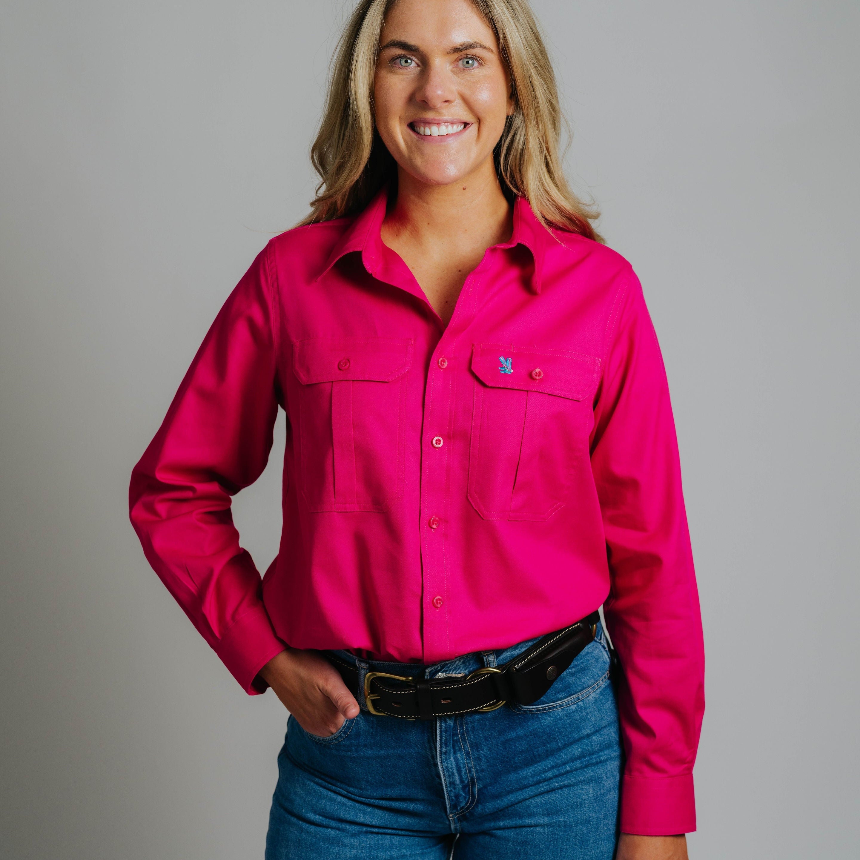 Gournama Fuchsia Work Shirt