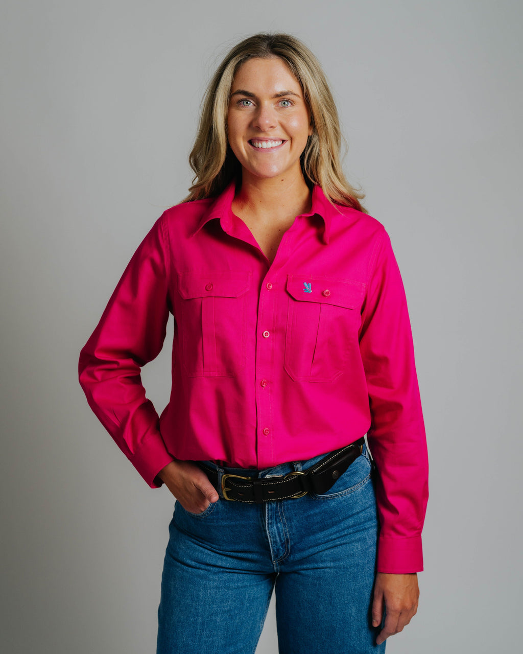 Gournama Fuchsia Work Shirt