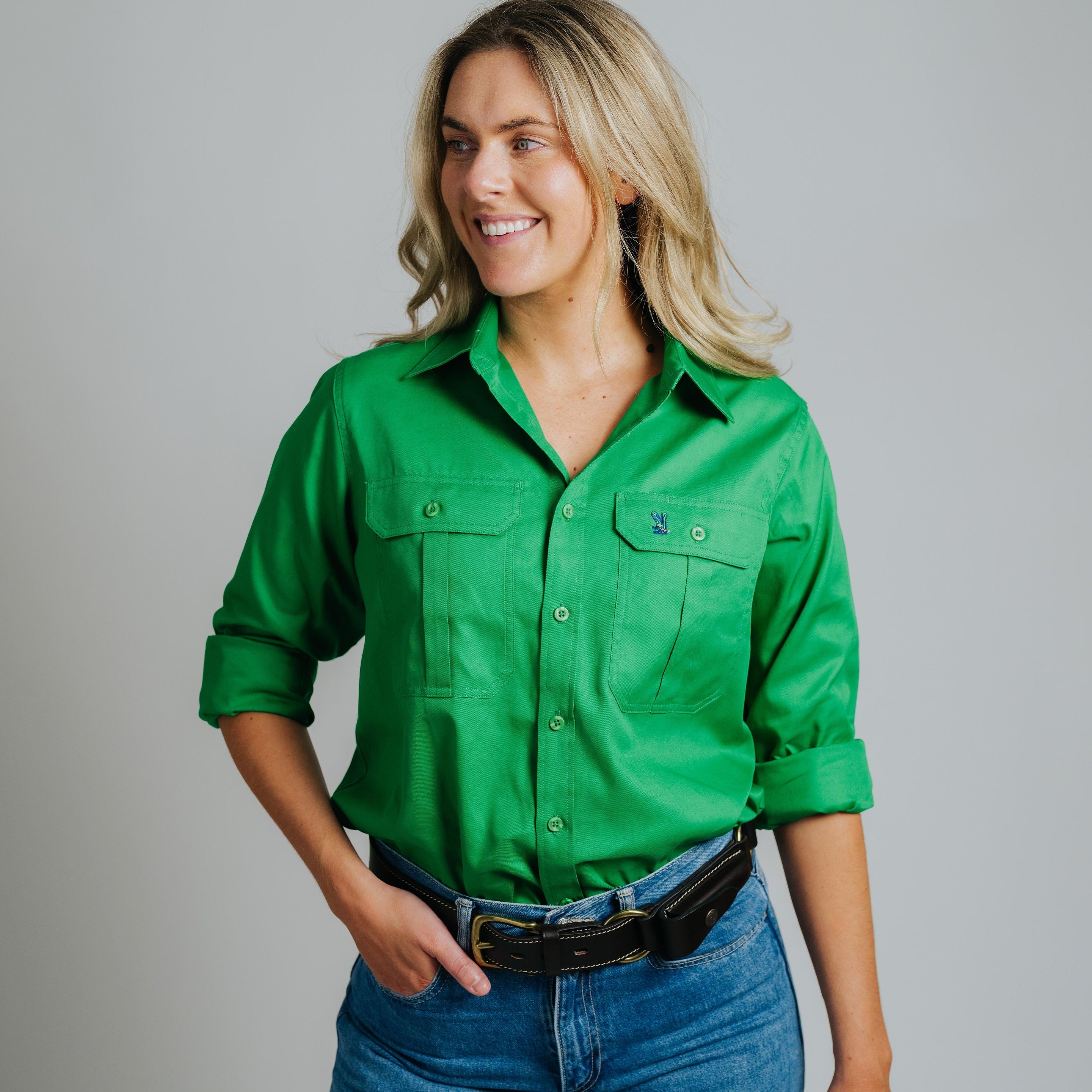 Gournama Green Work Shirt