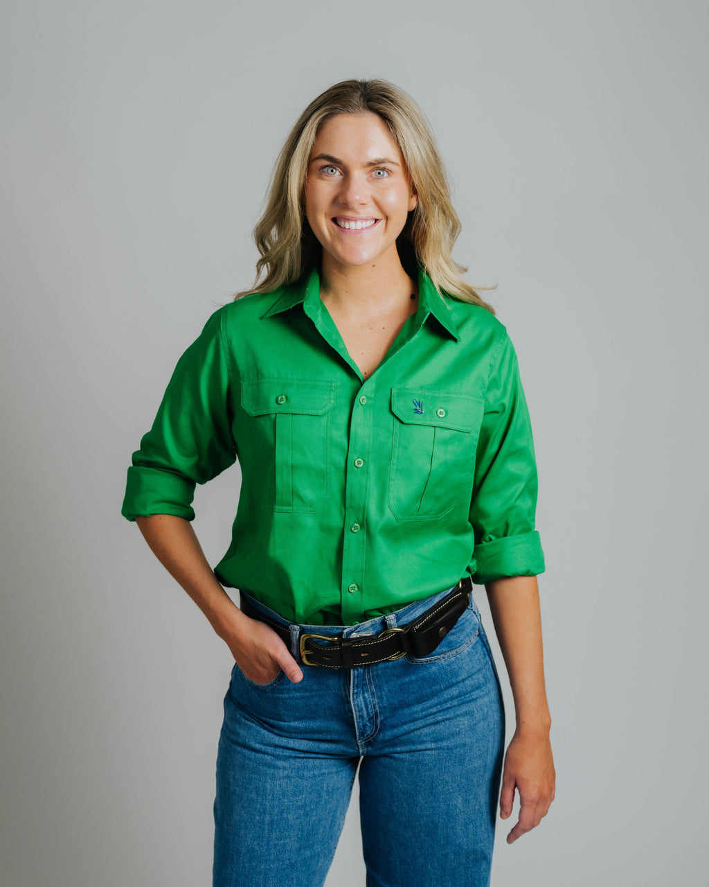 Gournama Green Work Shirt