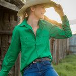 Gournama Green Work Shirt