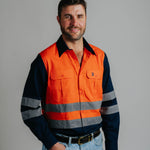 Gournama Hi Vis Orange Work Shirt