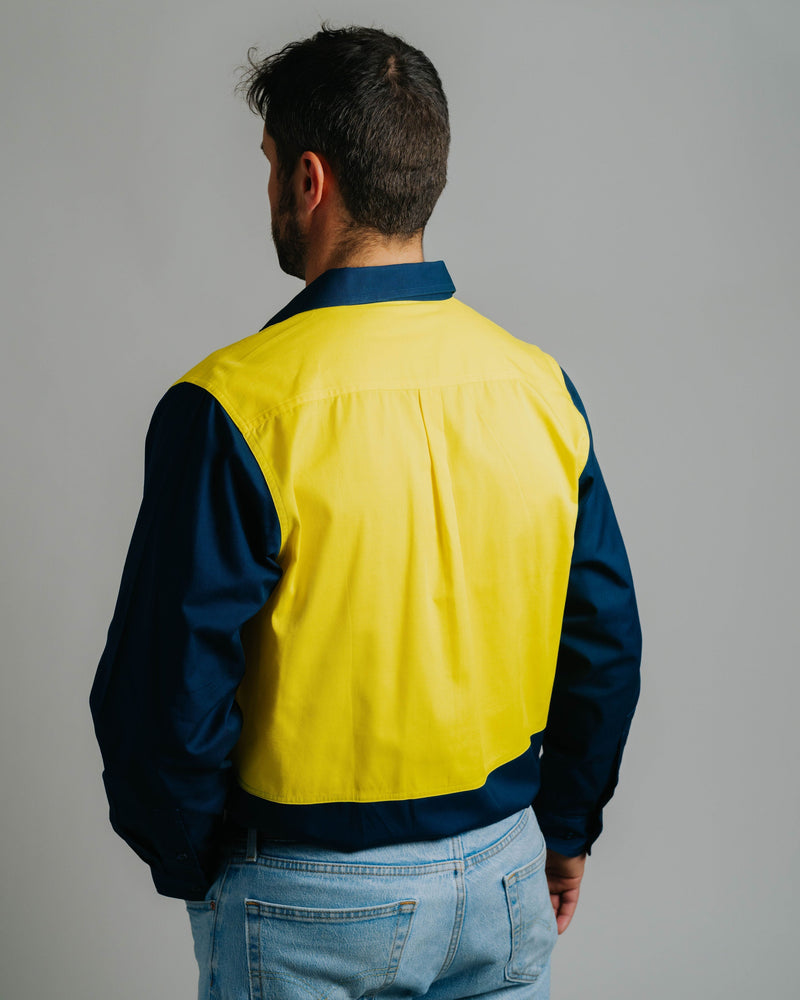 Gournama Hi Vis Yellow (no tape) Work Shirt