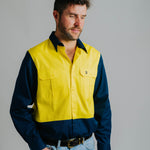 Gournama Hi Vis Yellow (no tape) Work Shirt