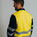 Gournama Hi Vis Yellow (w. tape) Work Shirt