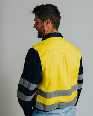 Gournama Hi Vis Yellow (w. tape) Work Shirt