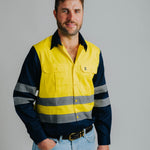 Gournama Hi Vis Yellow (w. tape) Work Shirt