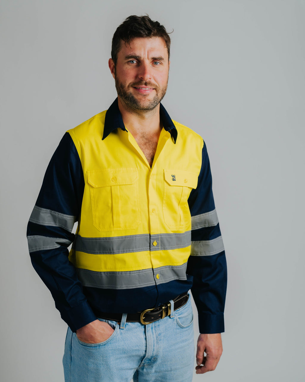 Gournama Hi Vis Yellow (w. tape) Work Shirt