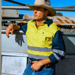 Gournama Hi Vis Yellow (w. tape) Work Shirt