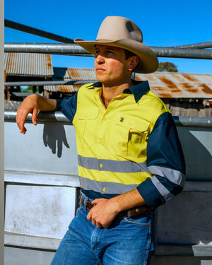 Gournama Hi Vis Yellow (w. tape) Work Shirt