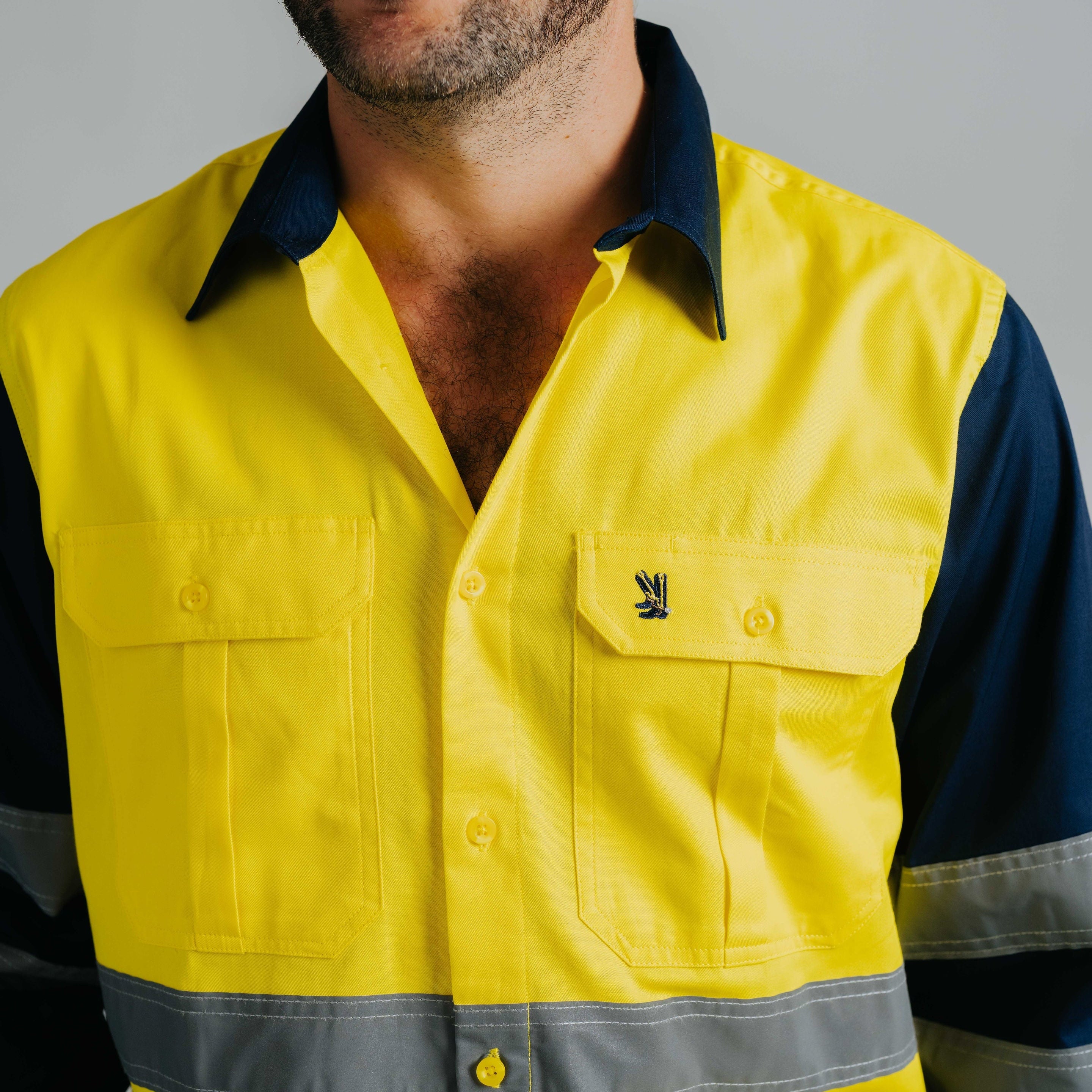 Gournama Hi Vis Yellow (w. tape) Work Shirt