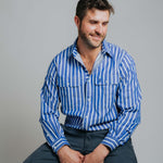 Gournama L-Navy/White Stripe