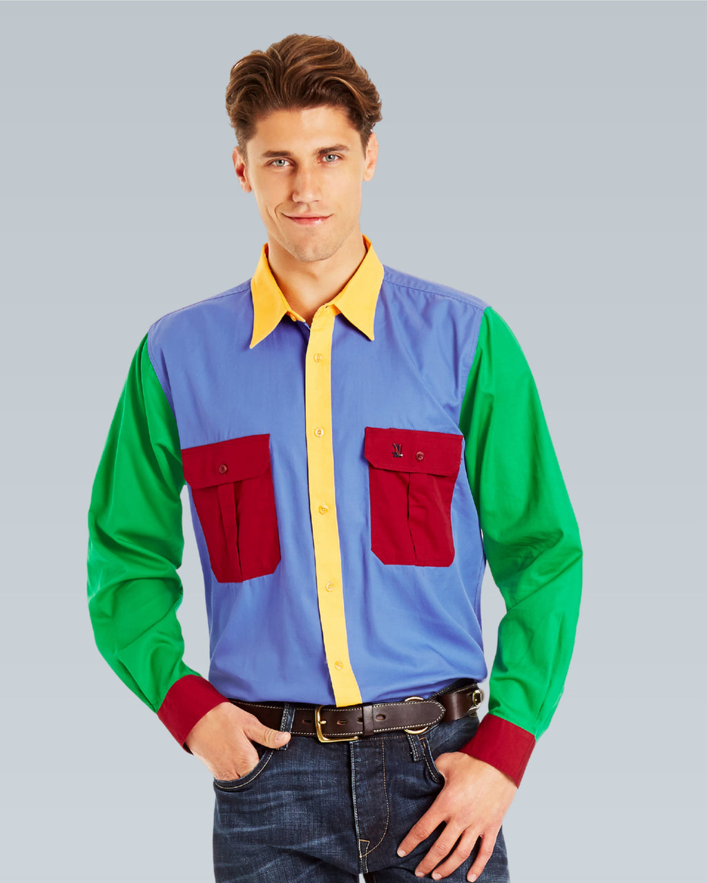 Gournama Multi Colour Work Shirt