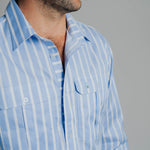 Gournama O-Wide Blue Stripe