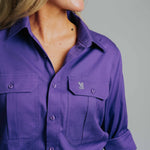Gournama Purple Work Shirt