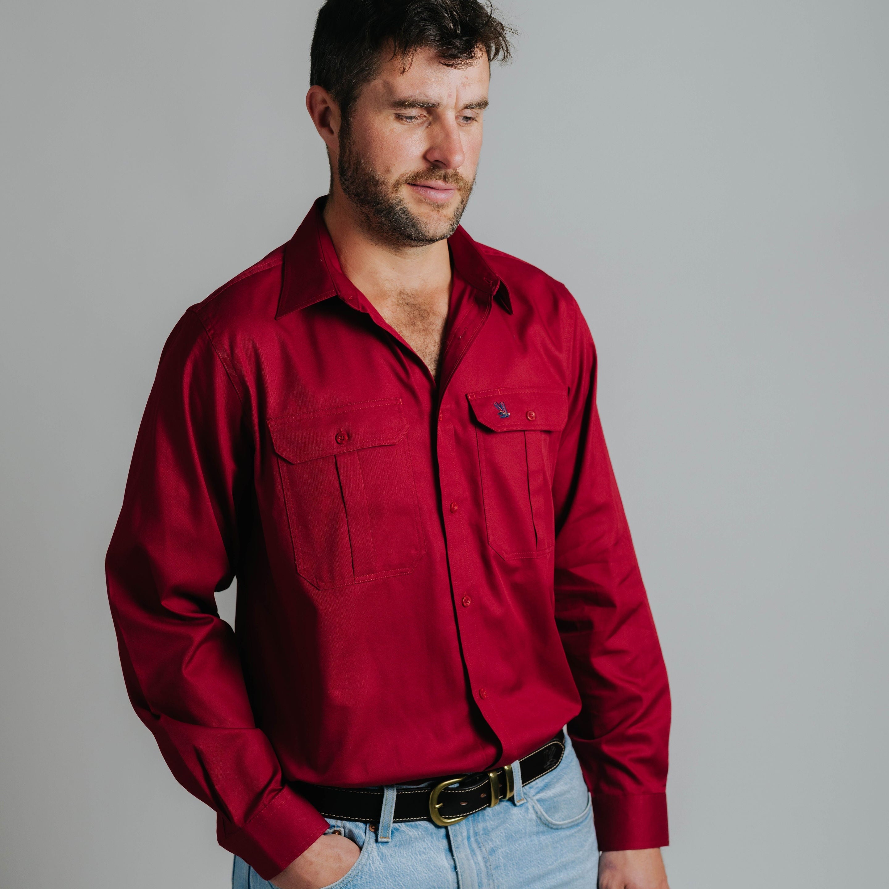 Gournama Red Work Shirt