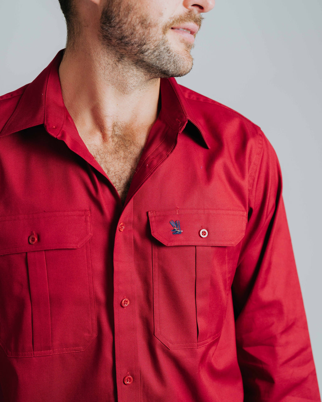 Gournama Red Work Shirt