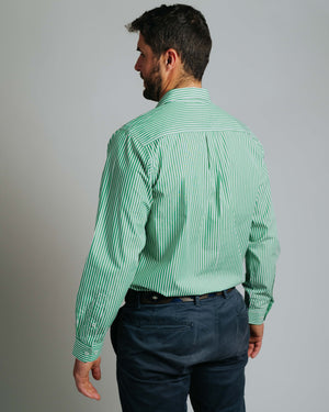 Gournama T-Green/White Stripe