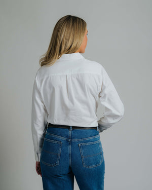 Gournama White Work Shirt