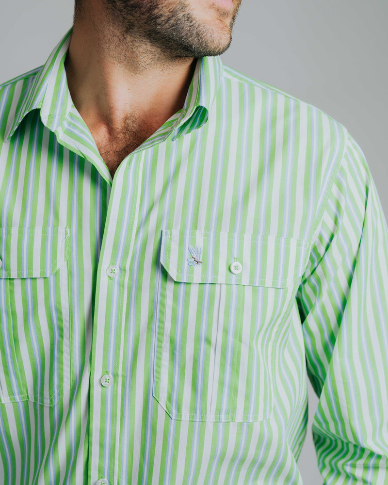 Gournama X-Blue / Green Stripe