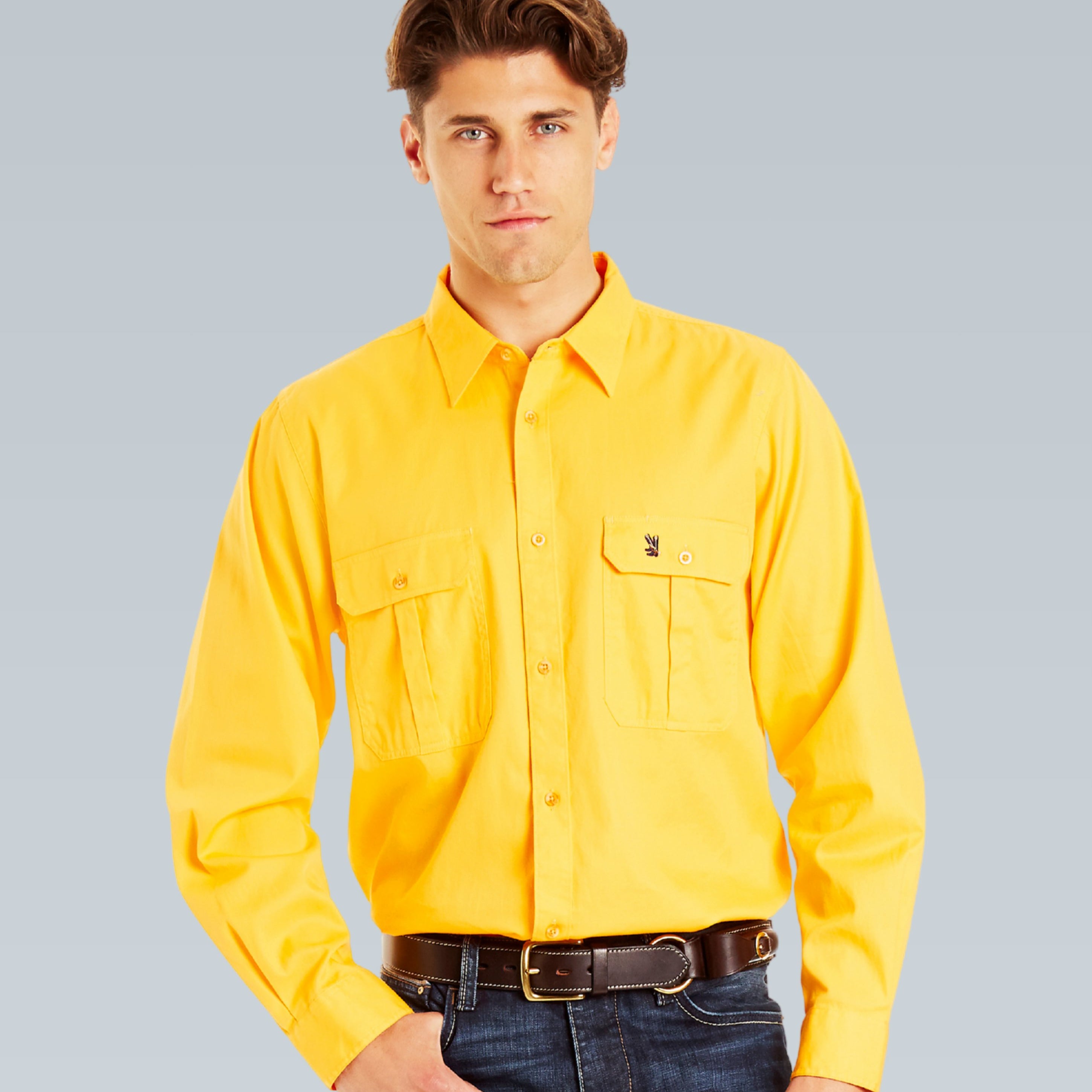 Gournama Yellow Work Shirt