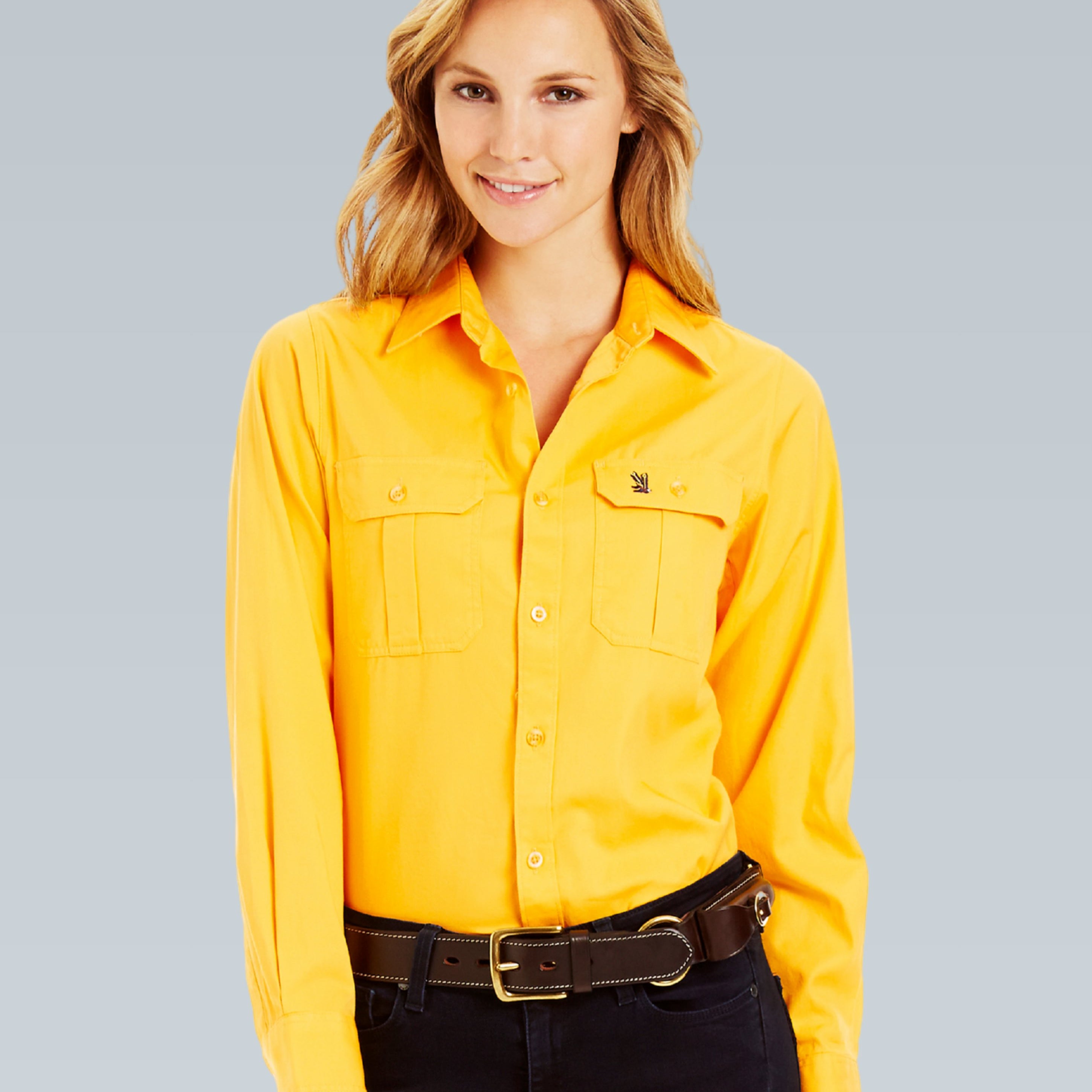 Gournama Yellow Work Shirt