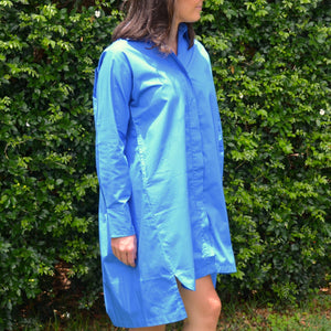 Hamilton Dress - Royal Blue Poplin