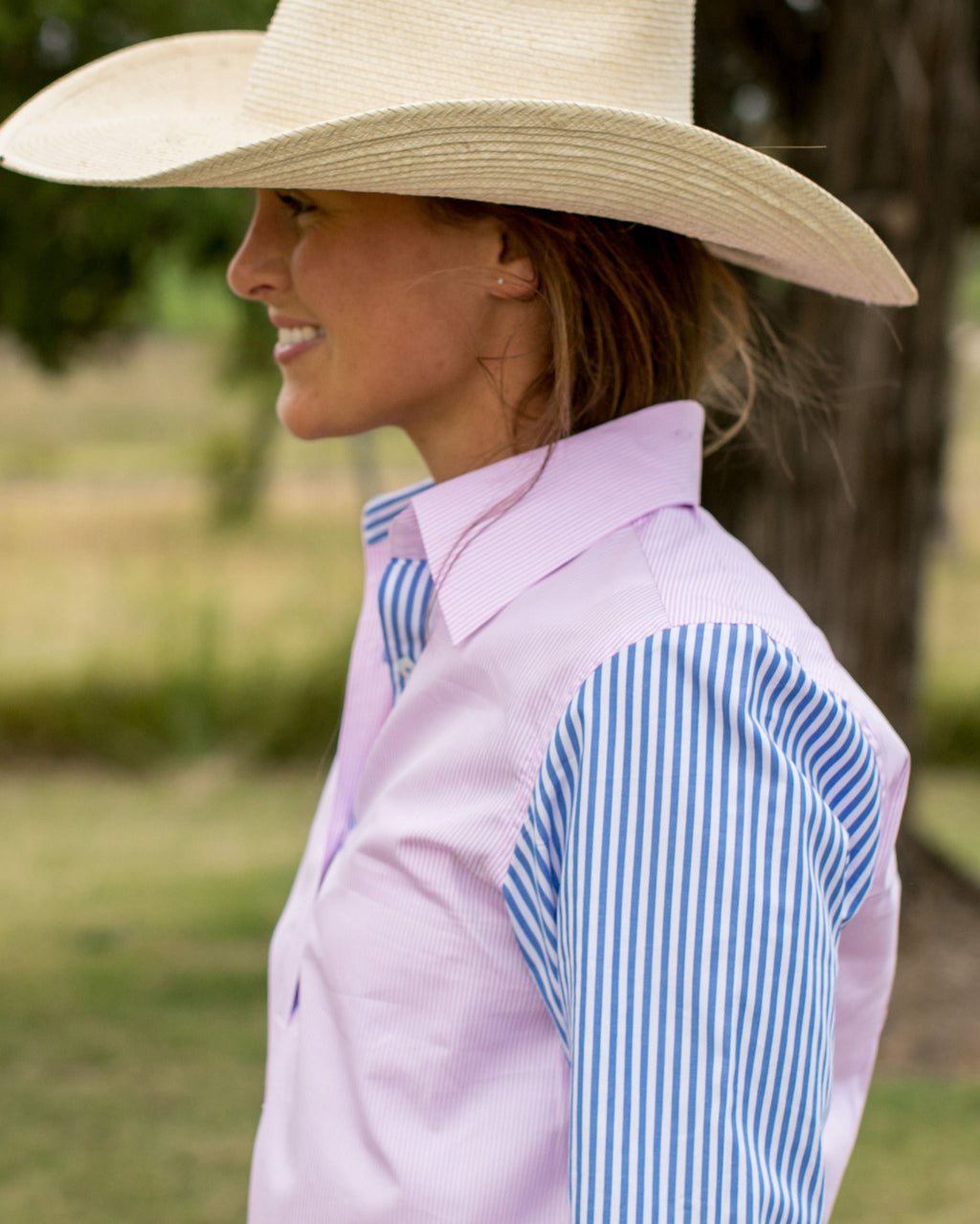 Helly Pink / Blue Stripe
