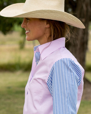Helly Pink / Blue Stripe