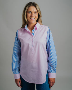 Helly Pink / Blue Stripe