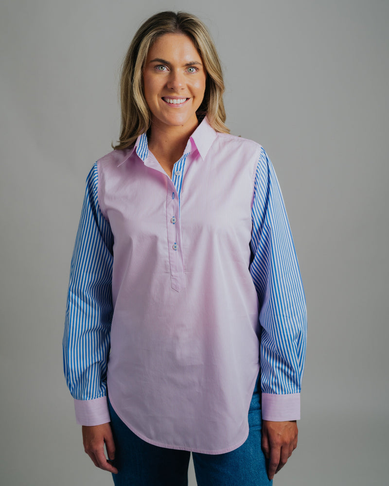 Helly Pink / Blue Stripe