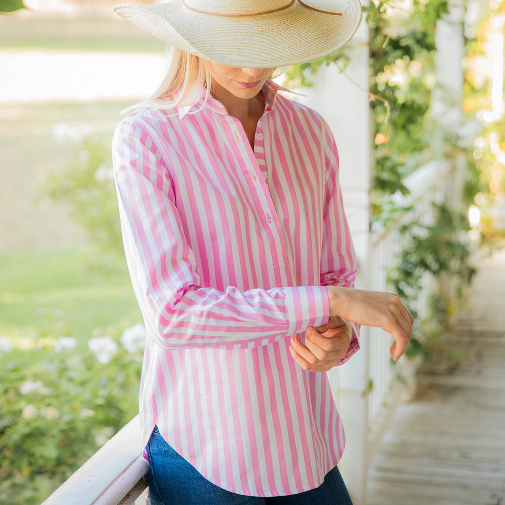 Helly Pink / White Stripe