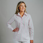 Helly Wide Pink / Green Stripe