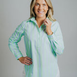 Helly Wide Pink / Green Stripe