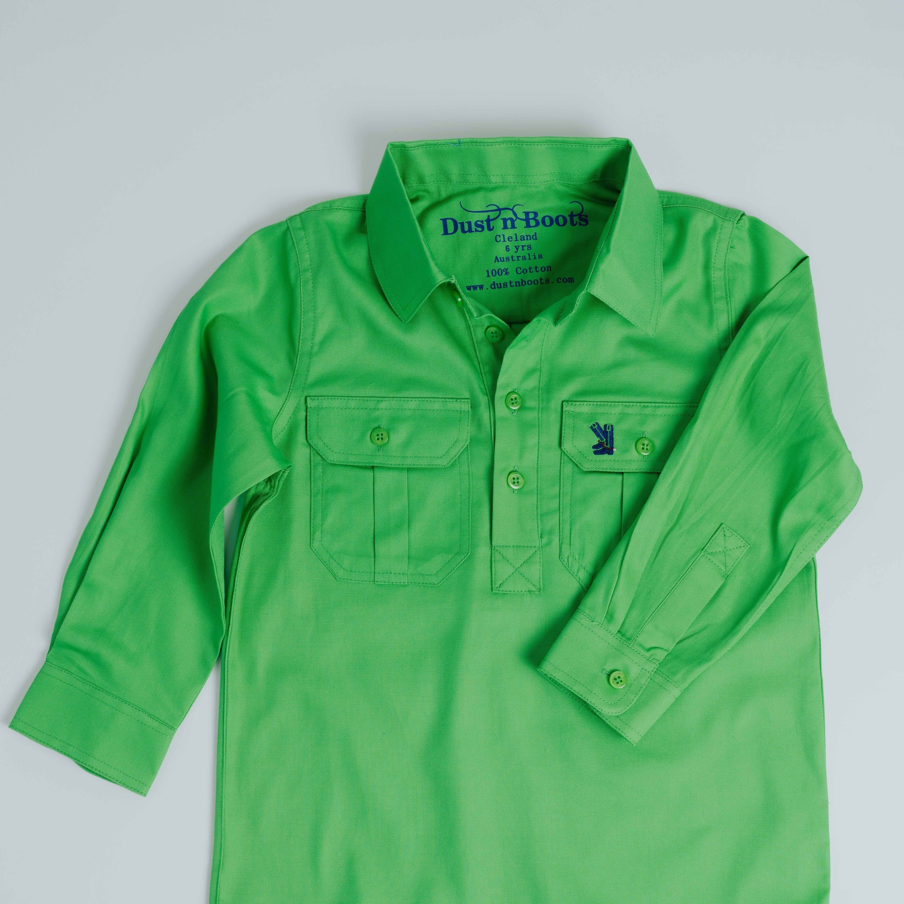 Kids Clover Half Button