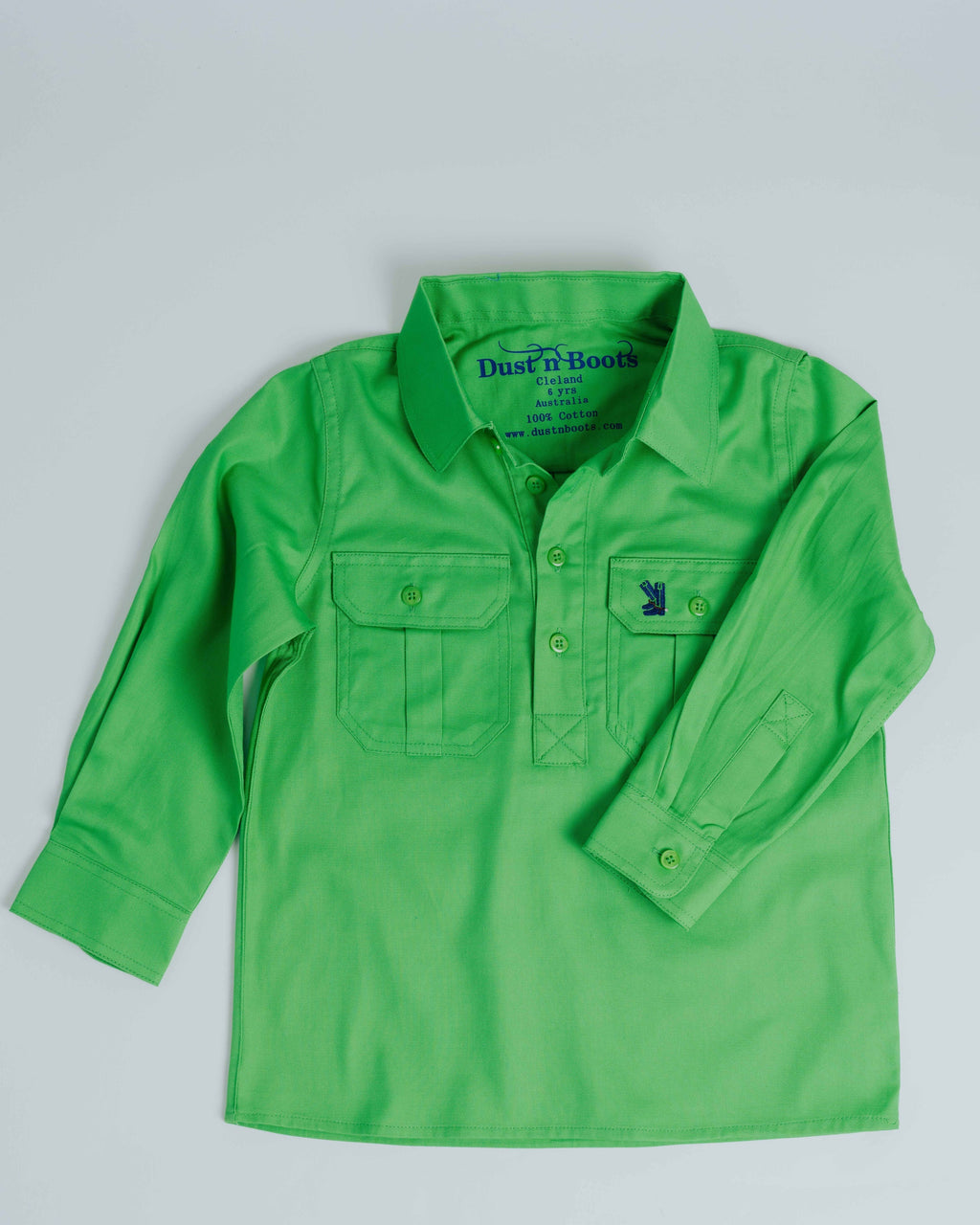 Kids Clover Half Button