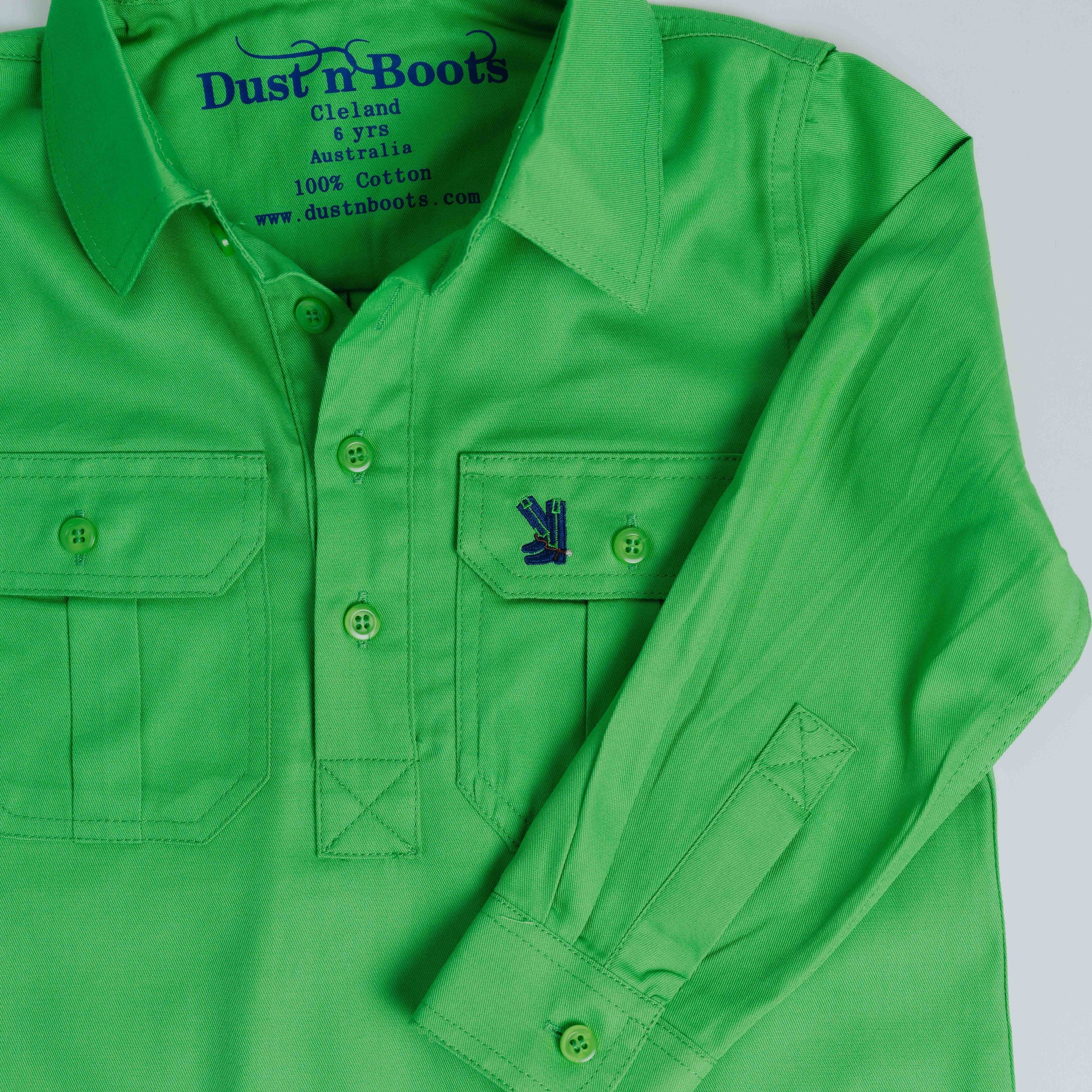 Kids Clover Half Button