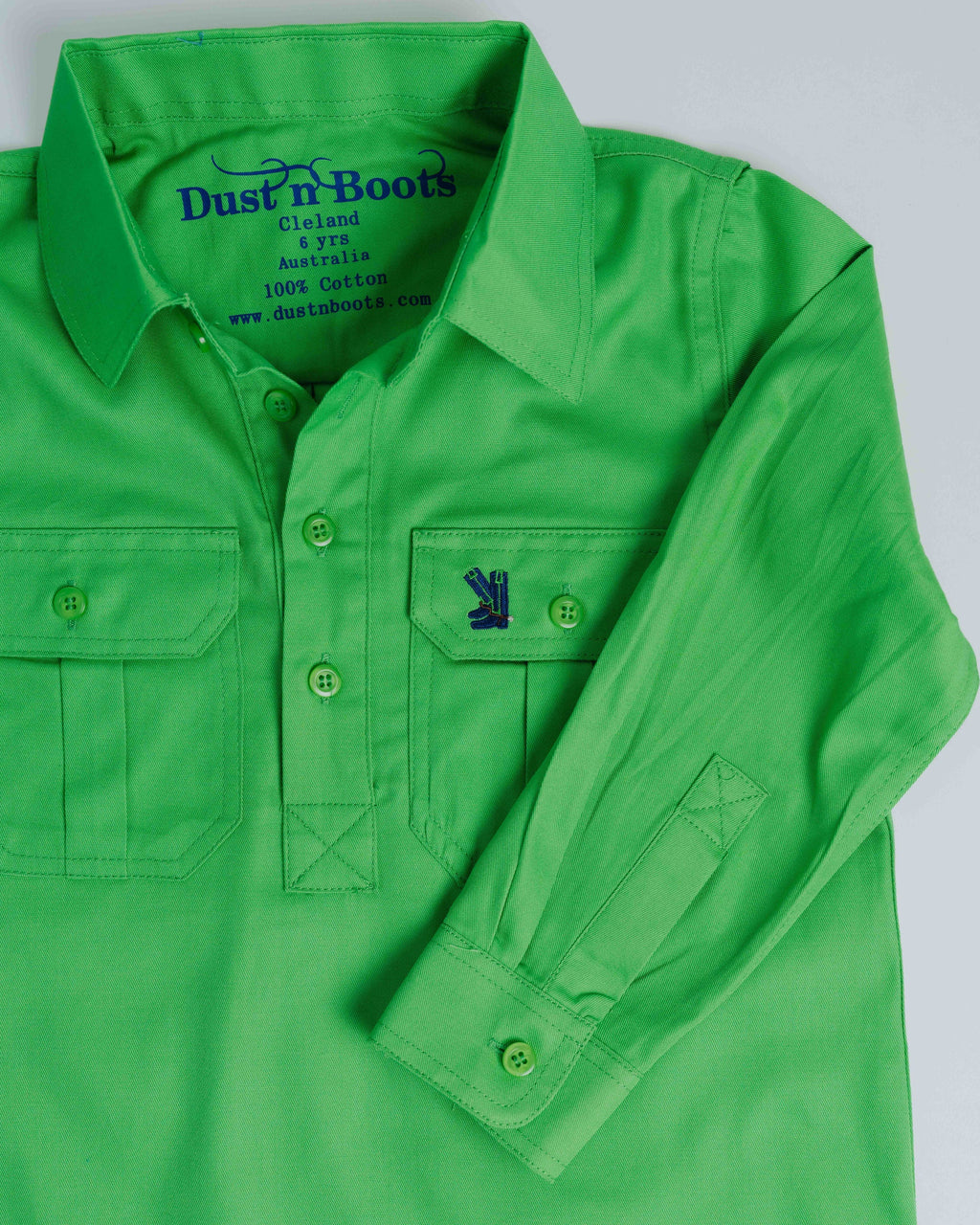 Kids Clover Half Button