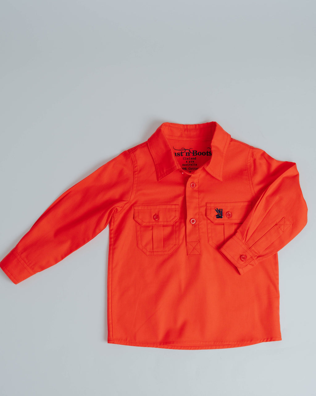 Kids Peach Half Button