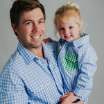 Kids Z-Blue Check/Green Check Trim