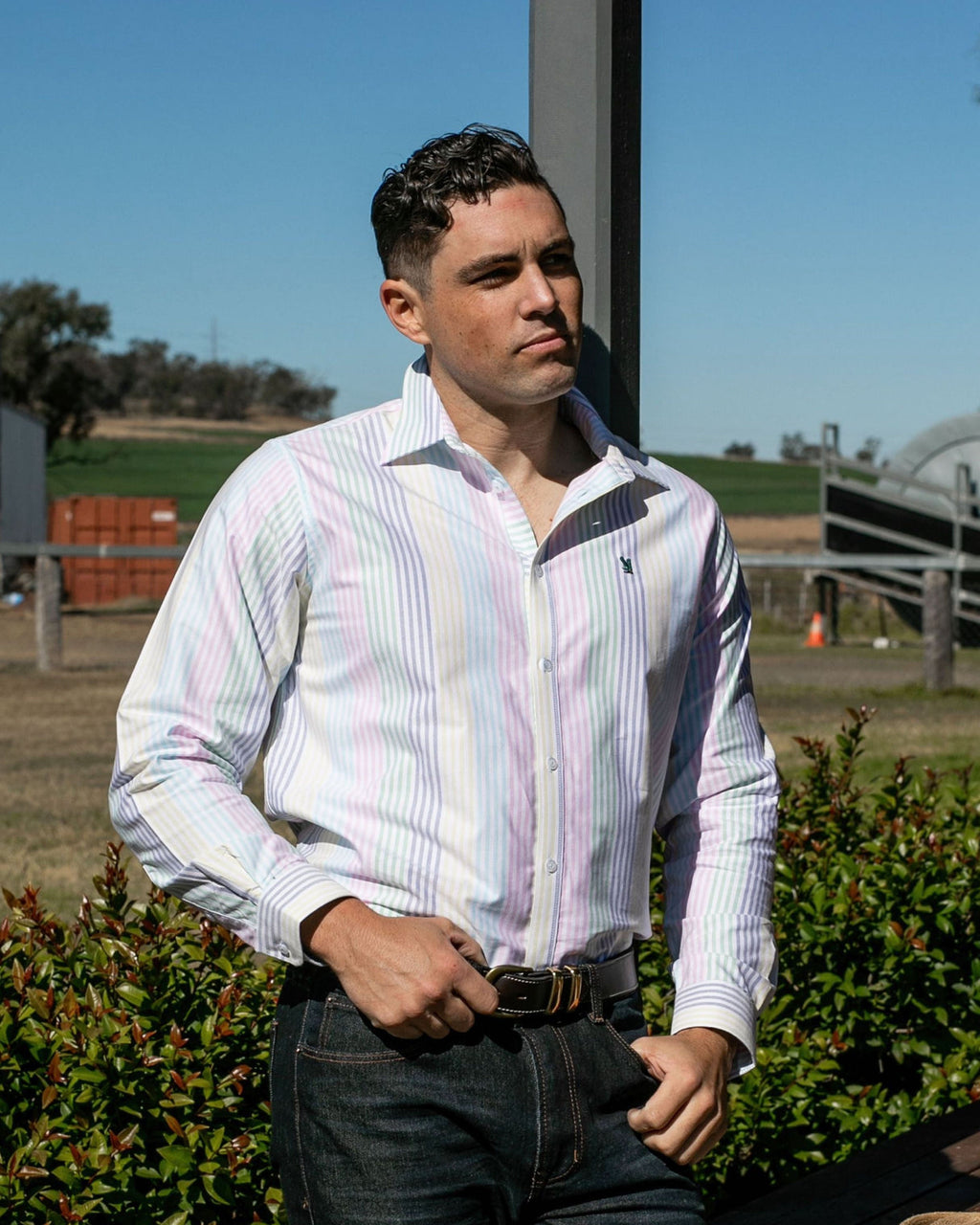 Lachy P-Oxford Multi Stripe