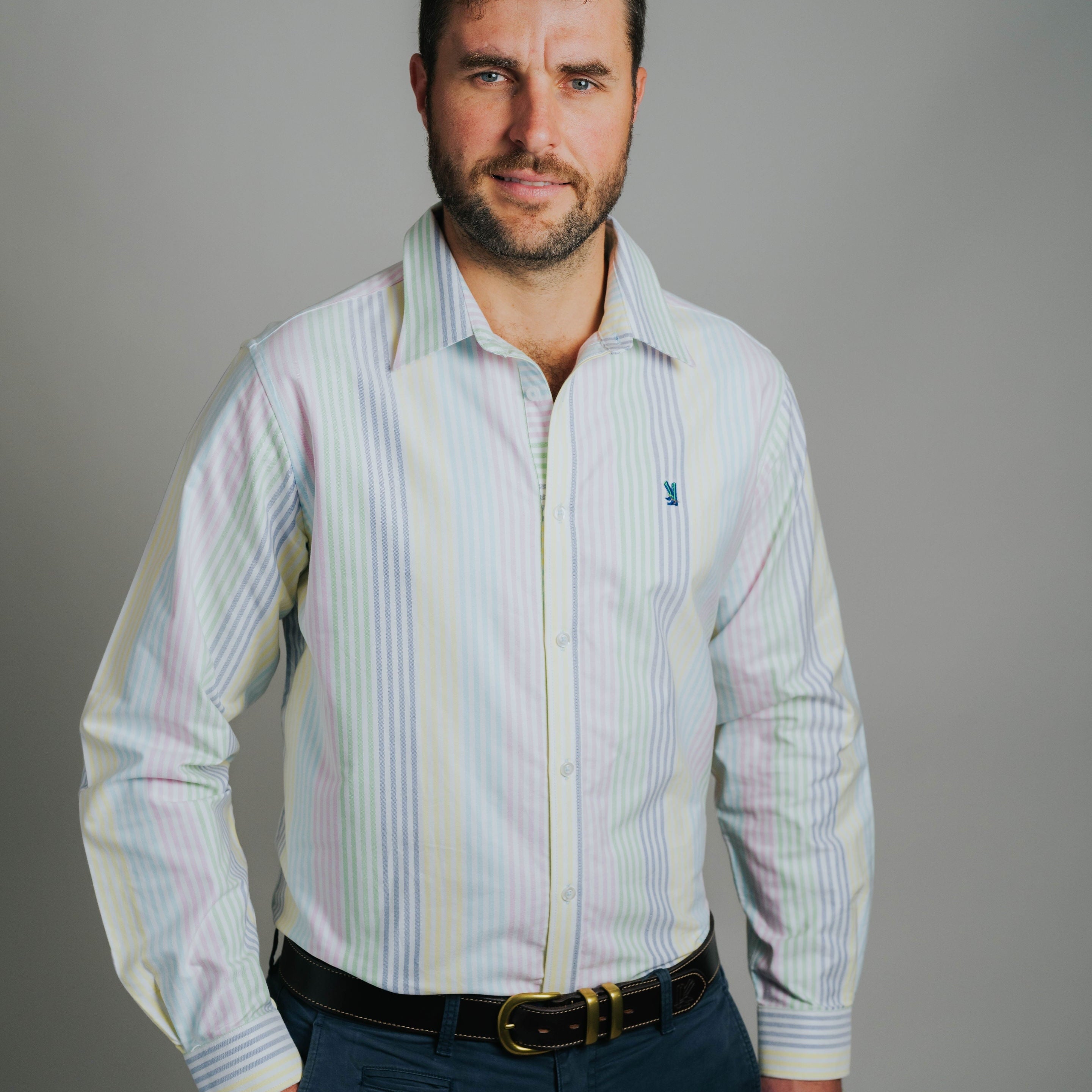 Lachy P-Oxford Multi Stripe