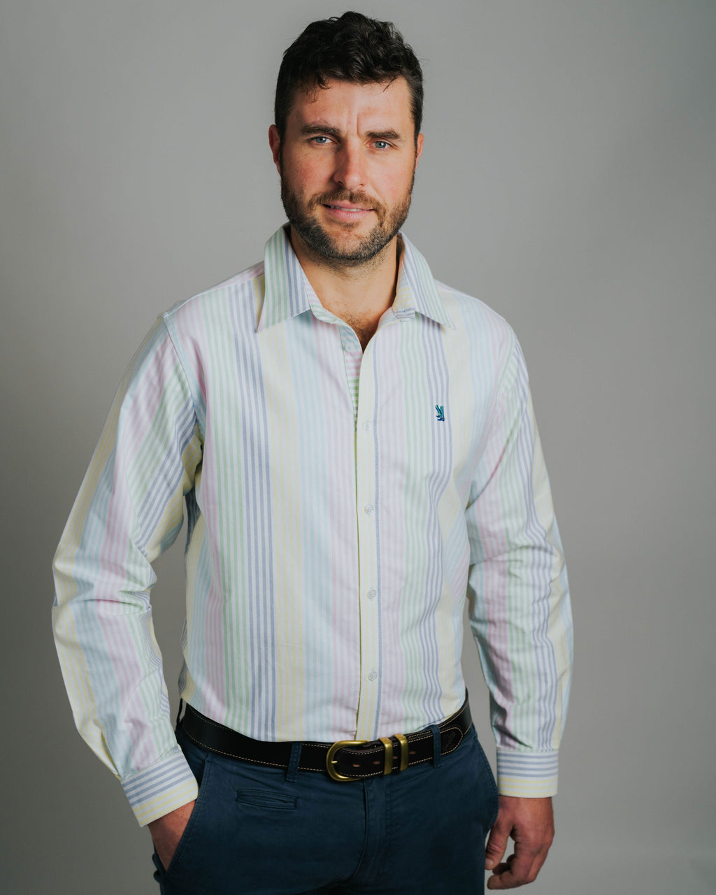Lachy P-Oxford Multi Stripe