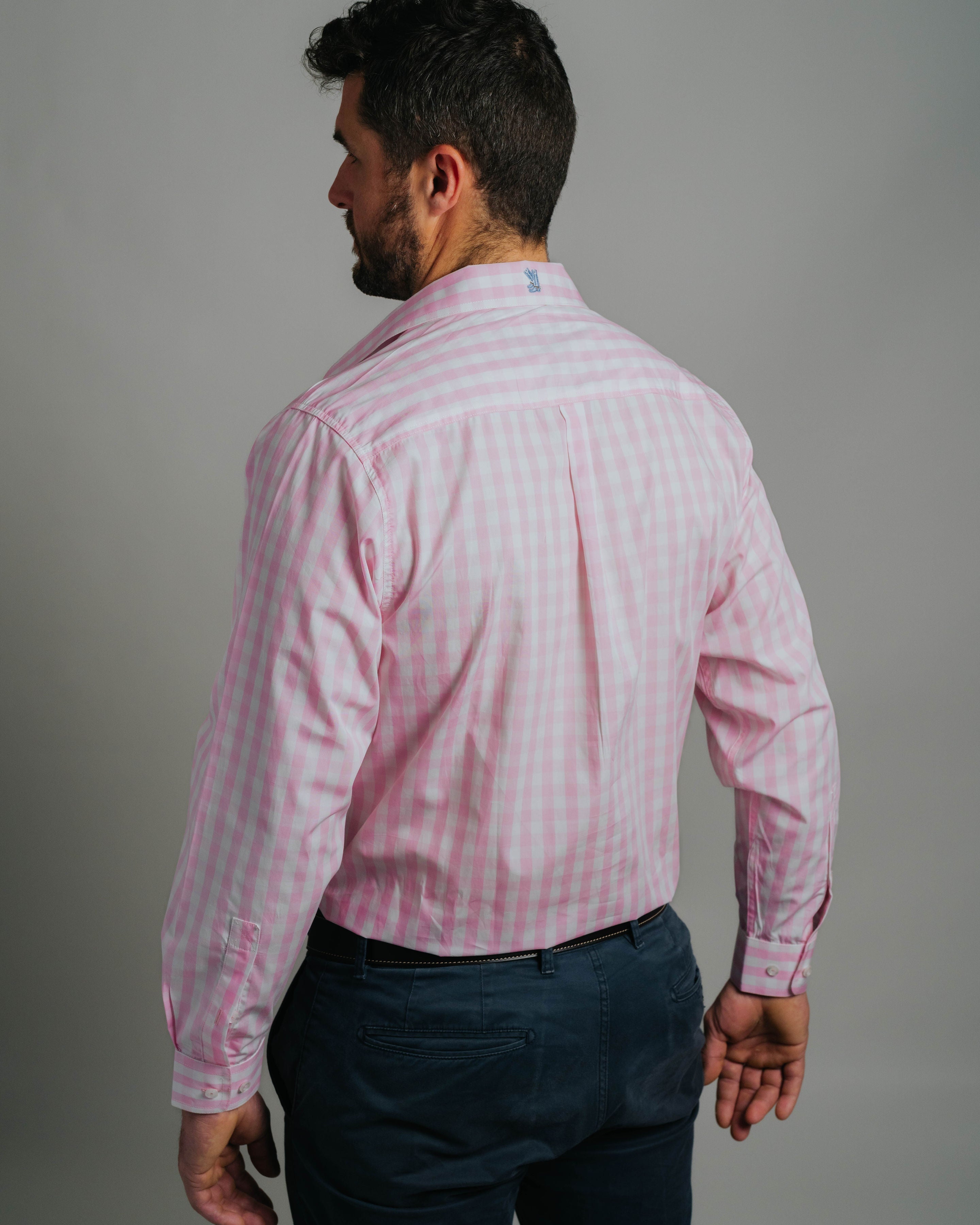Lachy Pale Pink Check