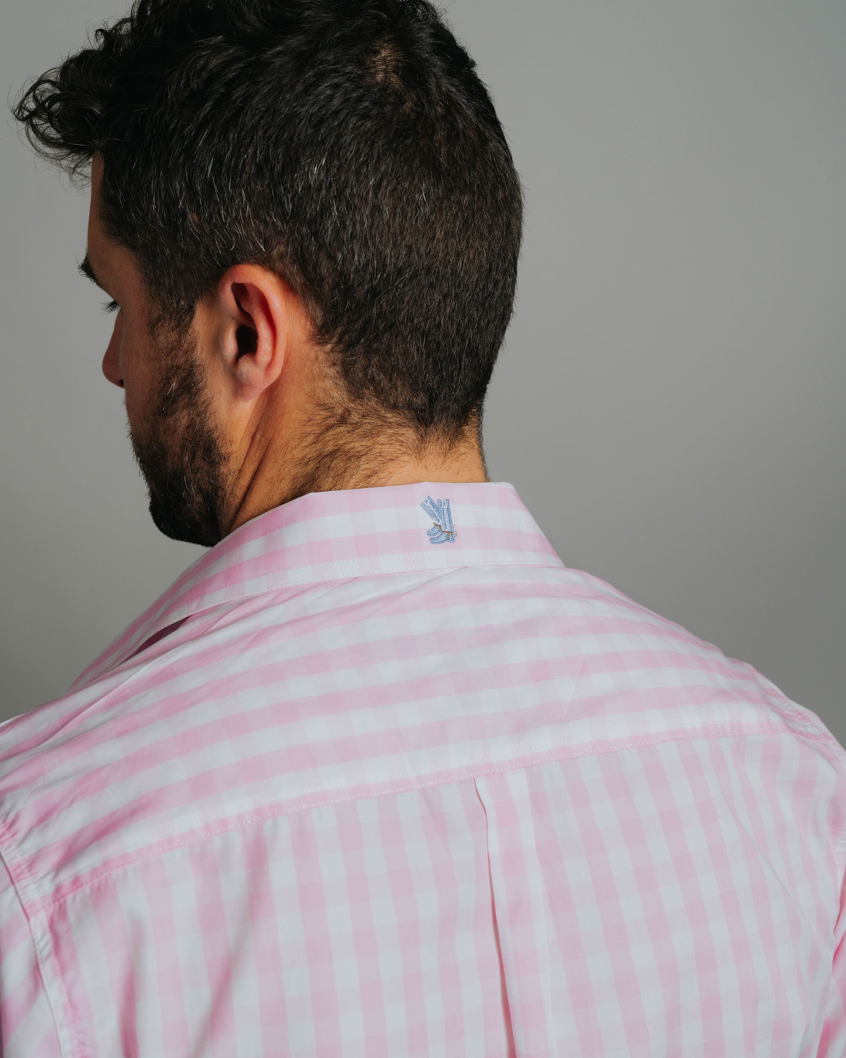 Lachy Pale Pink Check