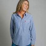 Ladies Cleland - Cobalt Stripe